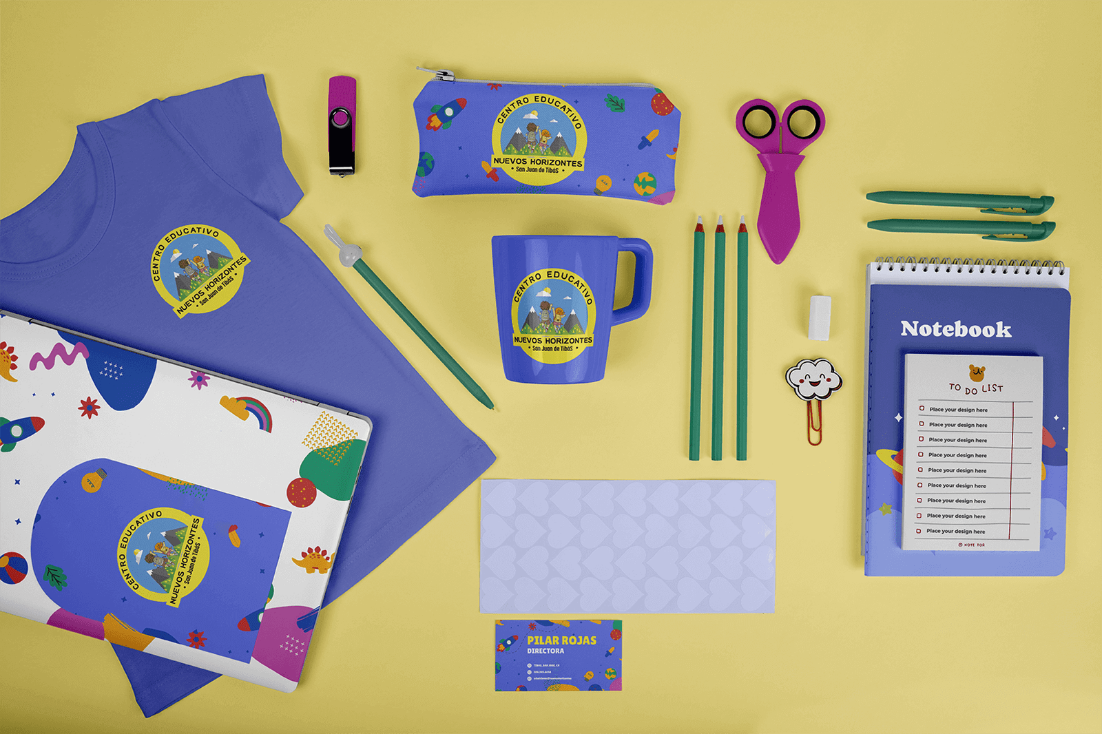 Nuevos Horzontes School branding